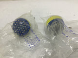 Amphenol 10-825814-21P ConnectorLot Of 2