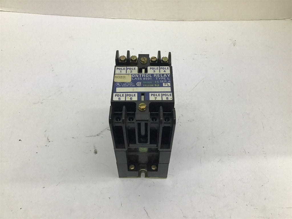 Square D Class 8501 Type L0-40 Series A Control Relay
