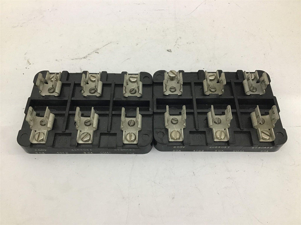 Marathon 6T30A3S 3-Fuse Holder Lot Of 2