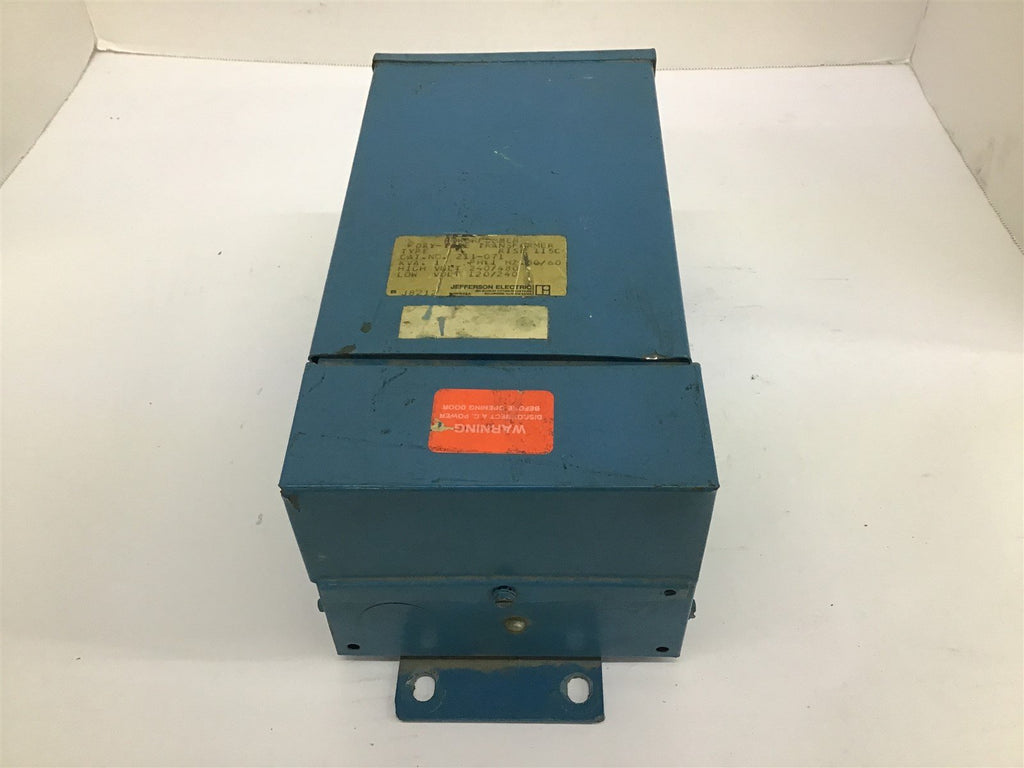 Jefferson Electric 211-071 Dry-Type Transformer 1 kVA 1 PH 50/60 Hz 240/480 V