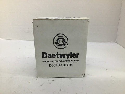 Daetwyler Doctor Blade ITS A WHOLE PIECE LENGTH 8'2"-WIDTH 2-1/2"