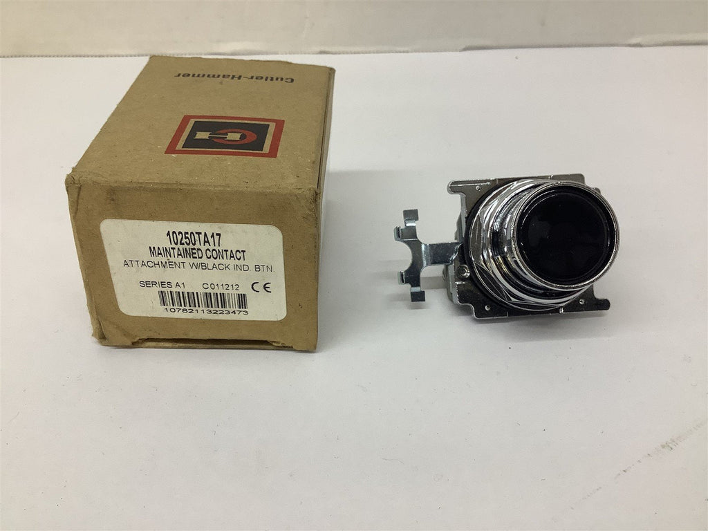 Cutler-Hammer 10250TA17 Contact Attachment W/ Black Button