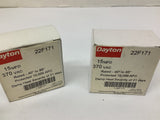 Dayton 22F171 Motor Run Capacitor Lot Of 2