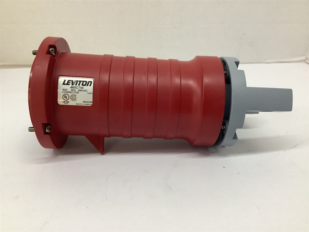 Leviton 460C7W Connector Sleeve 60A 3PH 480VAC