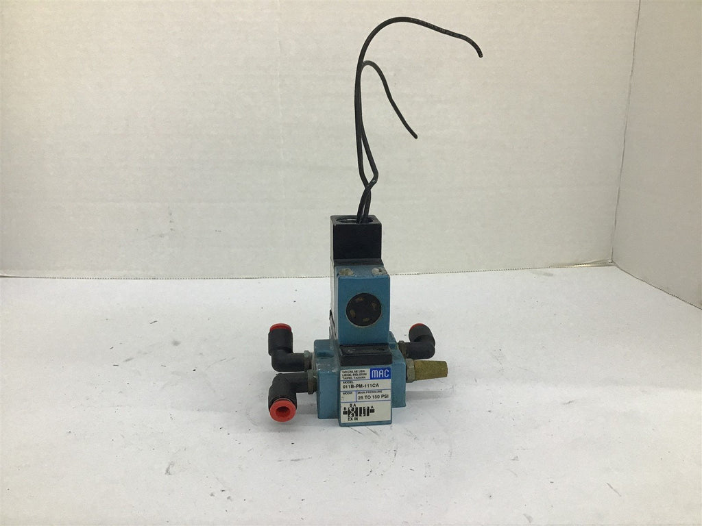 MAC 911B-PM-111CA Solenoid Valve 25-150 PSI