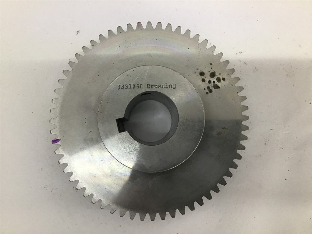 Browning YSS1060 Gear 60 Teeth x 1/8" Pitch x 1-1/2" ID x 3/8" Key Hole