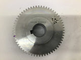 Browning YSS1060 Gear 60 Teeth x 1/8" Pitch x 1-1/2" ID x 3/8" Key Hole