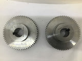 Browning YSS1060 Gear 60 Teeth x 1/8" Pitch x 1-1/2" ID x 3/8" Key Hole Lot Of 2
