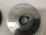 Browning YSS1060 Gear 60 Teeth x 1/8" Pitch x 1-1/2" ID x 3/8" Key Hole Lot Of 2