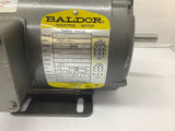Baldor M3452 AC Motor .17HP 208-230-480V 1140 RPM 6P 48F 3PH 60 HZ