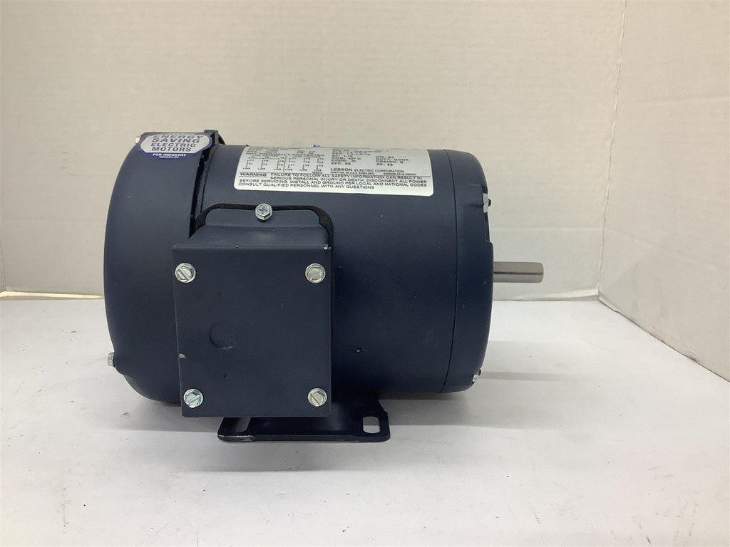 Leeson 101646.00 AC Motor 1/4HP 208-230/460V 1725RPM 4P 48F 3PH 60HZ TEFC