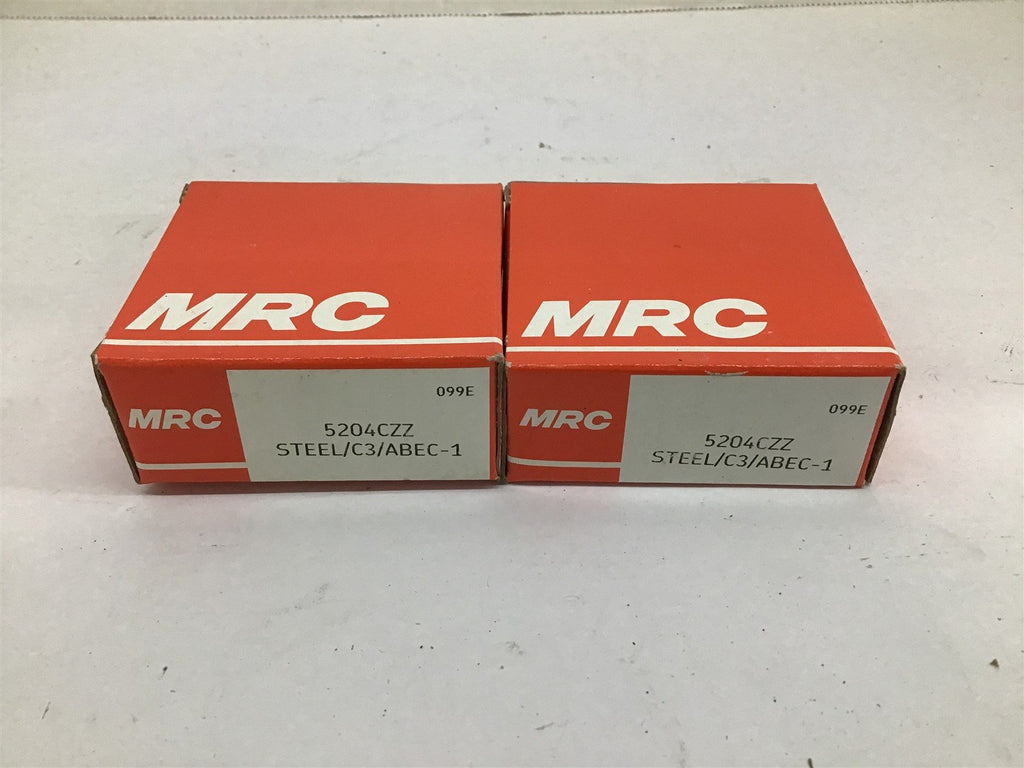 MCR 5204CZZ Roller Bearing Lot Of 2