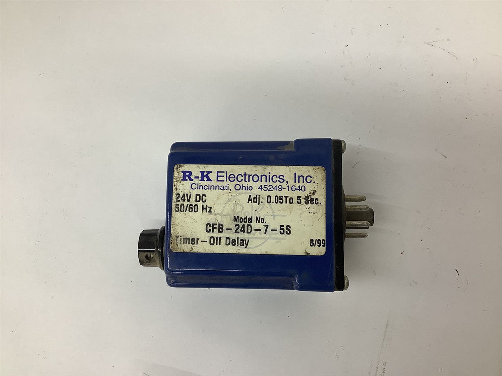 RK Electronics CFB-24D-7-5S Timer Relay
