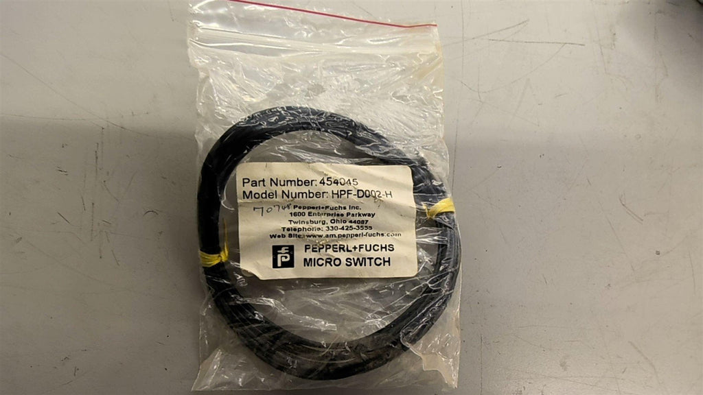 Pepperl And Fuchs HPF-D002-H Micro Switch