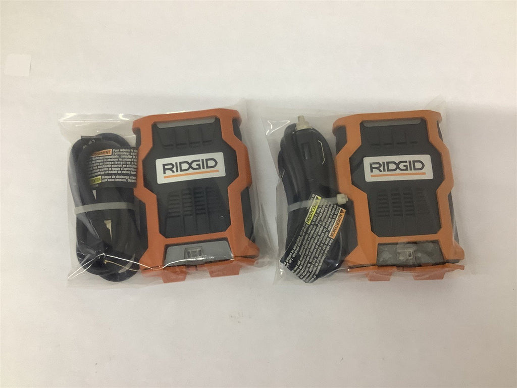 Rigid RD97100 Portable Car Power Inverter Lot Of 2
