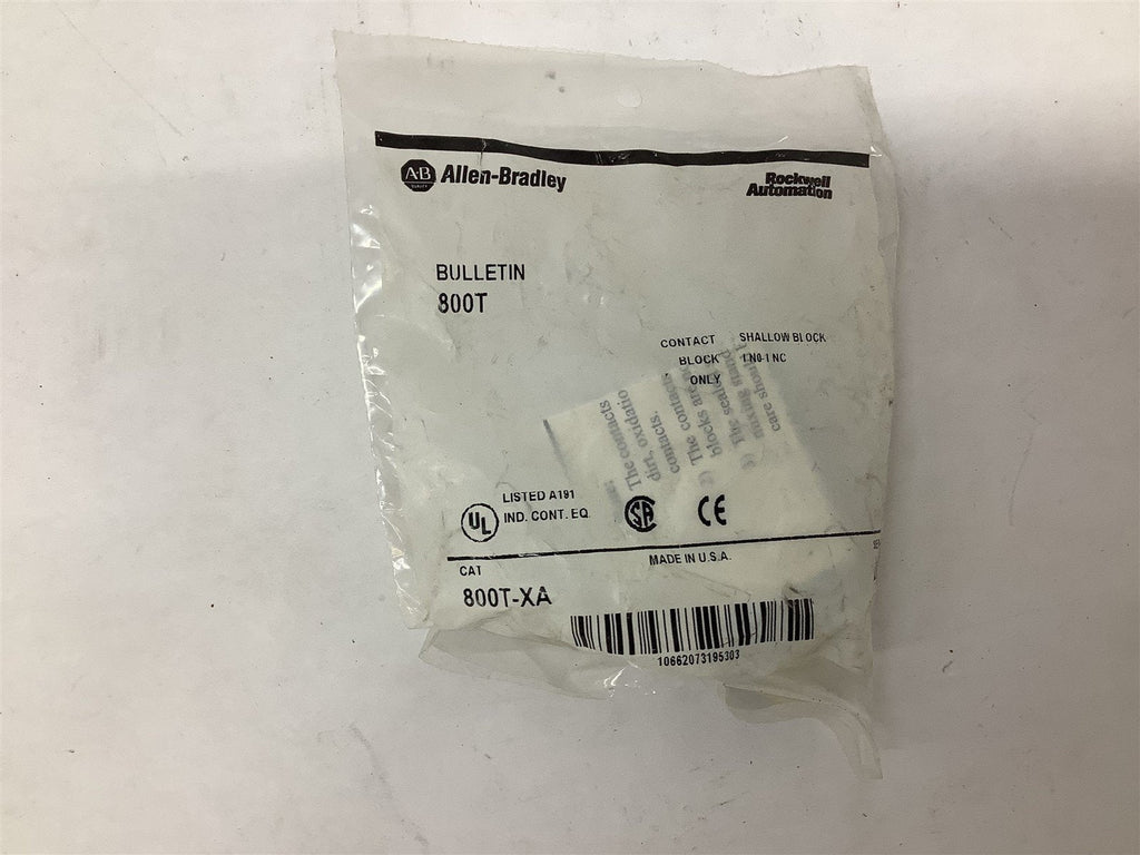 Allen-Bradley 800T-XA Contact Block