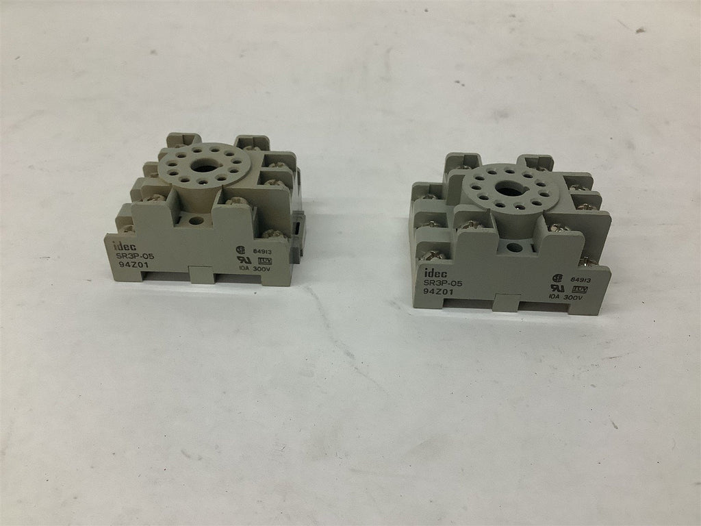 IDEC SR3P-05 Relay Socket Lot Of 2