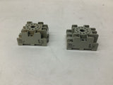 IDEC SR3P-05 Relay Socket Lot Of 2