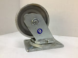 6" Castor Wheel 6" OD x 4" Bolt Pattern x 3" W