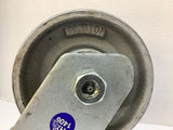 6" Castor Wheel 6" OD x 4" Bolt Pattern x 3" W