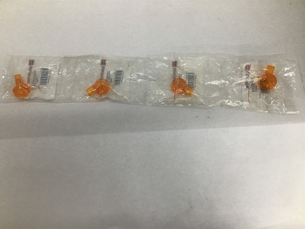 Cutler-Hammer 10250TFM Amber Lever Lens Lot Of 4