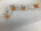 Cutler-Hammer 10250TFM Amber Lever Lens Lot Of 4