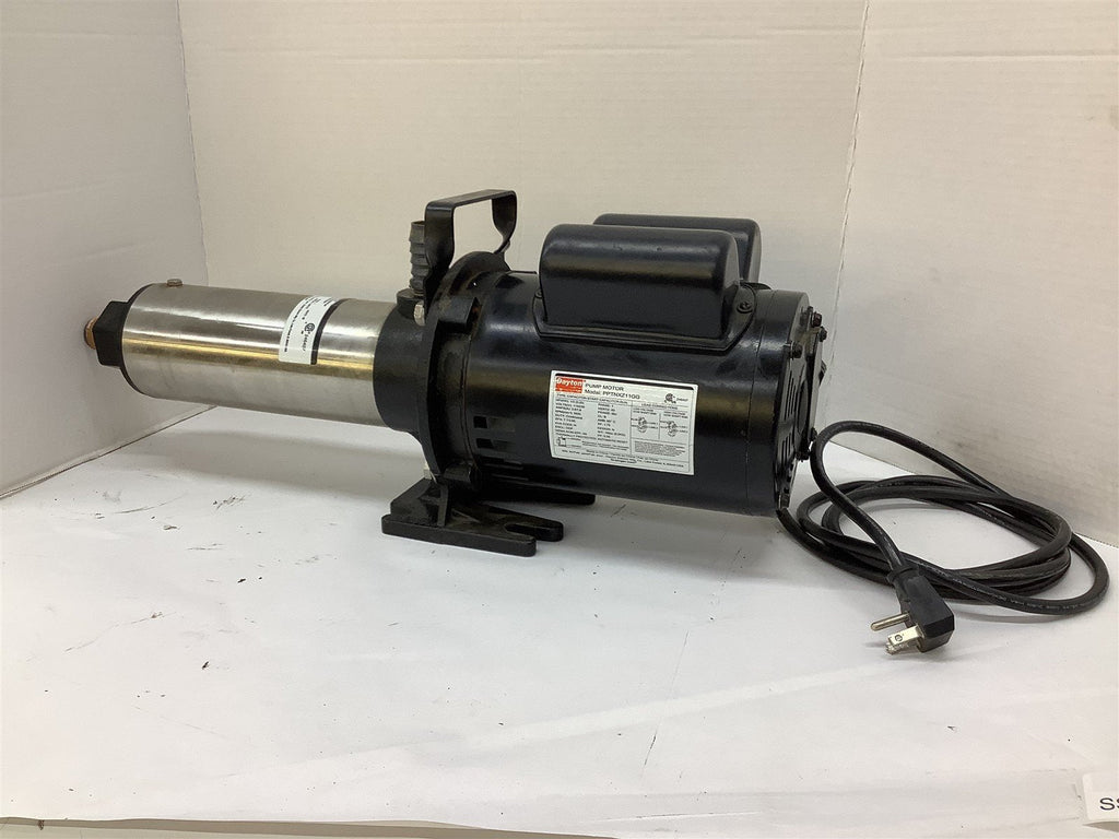 Dayton PPTNXZ11GG Multi Stage Booster Pump Motor
