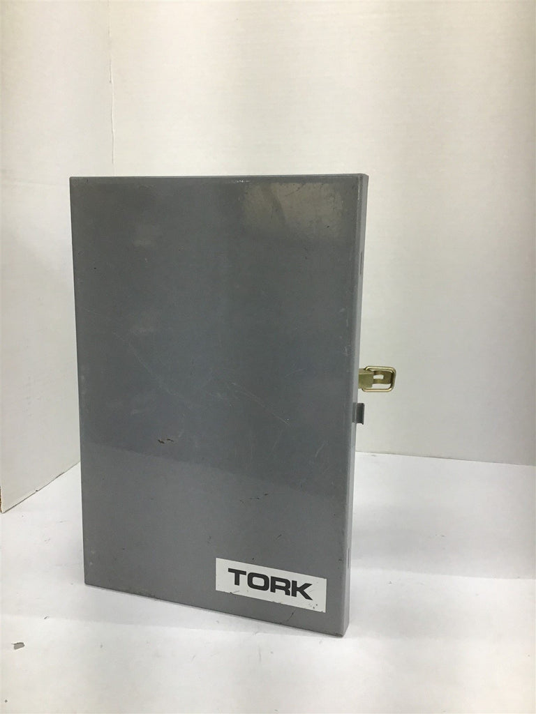 Tork W400AL Seven-Day Dial Time Switch W/ Spring Wound Carry-Over Motor 40Amp 4P