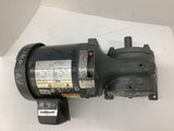 US Motors E180 AC Motor 0.5HP 208-230/460V 1745RPM B56 3PH 60Hz TE W/ Synogear