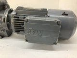 SEW-Eurodrive SA57DT80N4/BMG/HF Gear Motor 0.75 kW W/Gear Reducer 94.08 Ratio