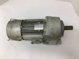 Fuji Electric MGX1MB15A030AS Gear Motor 1.5kW 200V 60RPM 4 Pole 3PH 1:30 Ratio