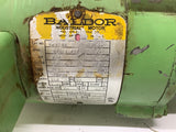 Baldor VM3538 AC Motor 1/2HP W/ Gear Reducer 1-1/4" Shaft OD