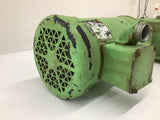 Baldor VM3538 AC Motor 1/2HP W/ Gear Reducer 1-1/4" Shaft OD