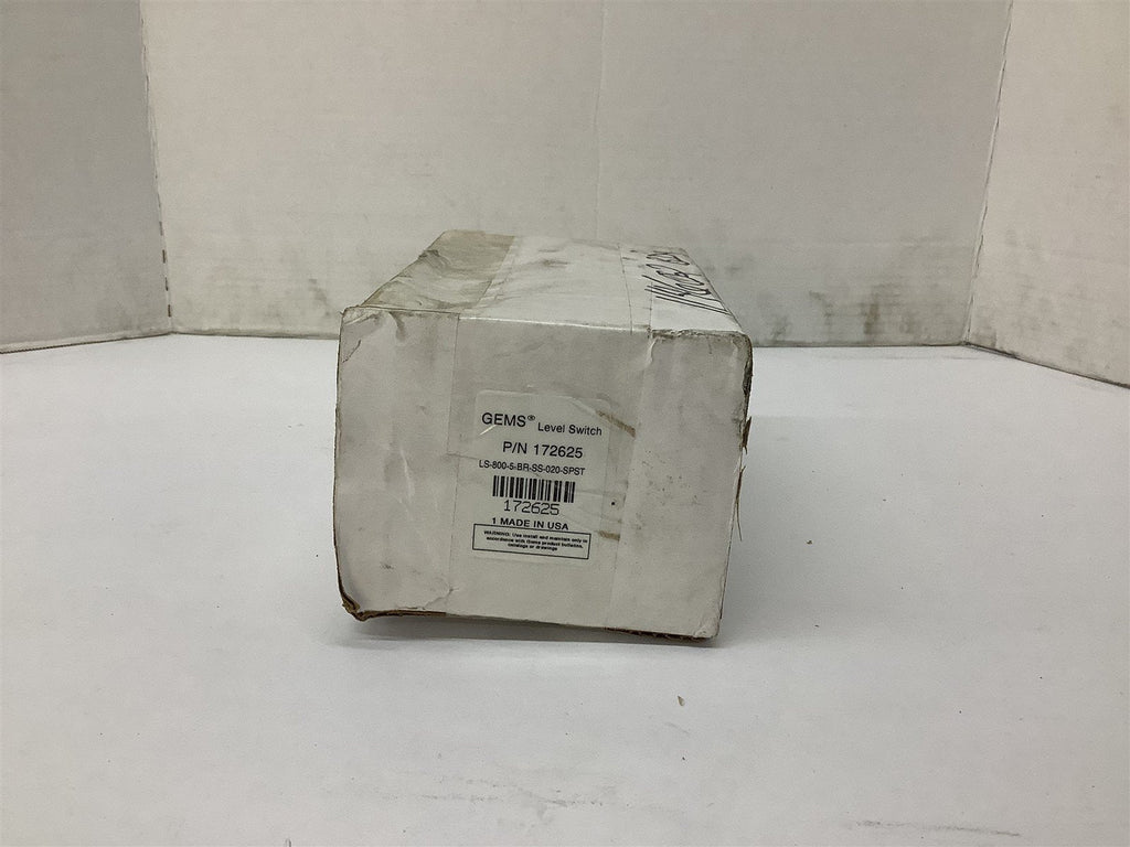 Gems 172625 Level Switch LS-800-5-BR-SS-020-SPST