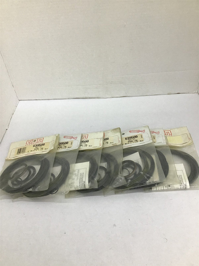 Lion Hydraulics 639580 Repair Kit 4" Bore X 1-1/2" Rod Lot Of 7