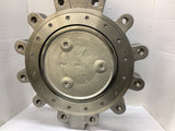 Wafer-Sphere Size 12 Butterfly Valve 1-3/8" Shaft x 11" ID x 15" OD