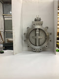 Wafer-Sphere Size 12 Butterfly Valve 1-3/8" Shaft x 11" ID x 15" OD