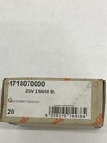 Weidmuller ZQV 2.5N/1BL Connector Lot Of 4 Boxes (Each Box Contains 20 pieces)