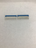Weidmuller ZQV 2.5N/1BL Connector Lot Of 4 Boxes (Each Box Contains 20 pieces)