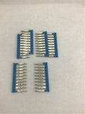 Weidmuller ZQV 2.5N/1BL Connector Lot Of 4 Boxes (Each Box Contains 20 pieces)