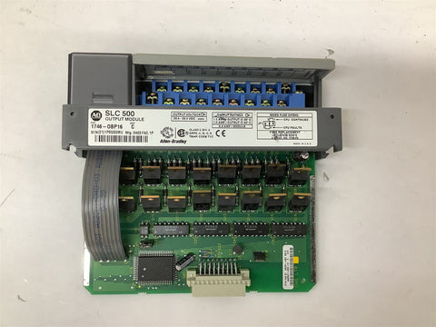 Allen Bradley 1746-OBP16 Ser C SLC500 Output Module