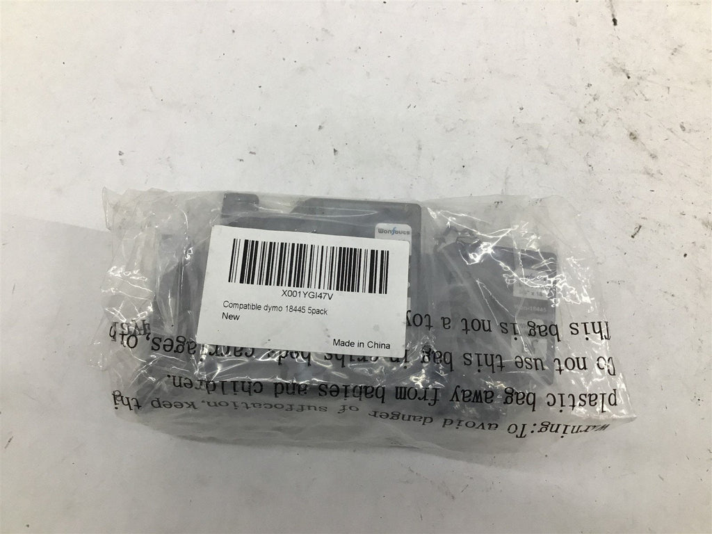 Compatible Dymo 18445 Heat Shrink Labeling 5 Pack