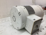 GE 5KS49UN4584A AC Motor 1HP 208-230V 1725/1425RPM 56C 3PH 60-50Hz TENV