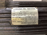 Okuma BL-50E-20T 1HP 156V 2000RPM 4Pole 3PH 67HZ