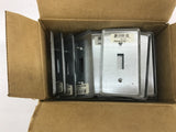 Thomas & Betts 58CUtility Box Cover Metal for 1 Toggle Switch 4x2-1/8 Box of 25