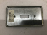 Thomas & Betts 58CUtility Box Cover Metal for 1 Toggle Switch 4x2-1/8 Box of 25