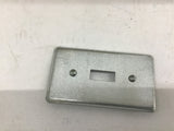 Thomas & Betts 58CUtility Box Cover Metal for 1 Toggle Switch 4x2-1/8 Box of 25