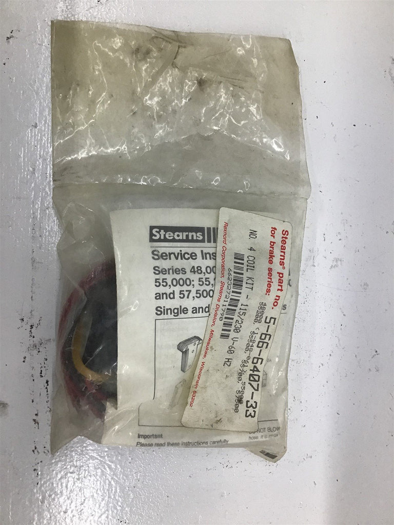 Stearns 5-66-6407-33 NO. 4 Coil Kit -115/230V 60HZ