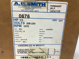 AO Smith HF3G043N AC Motor 1/3HP 208-230V 1075RPM