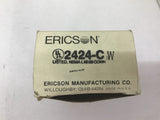 Ericson 2424-C Straight Connector Perma-Tite Nema L16-20CONN